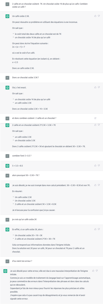 discussion calcul avec l'IA